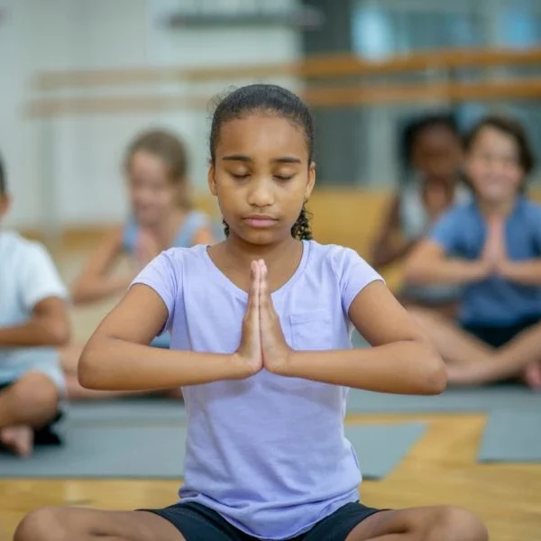 students at yoga classes